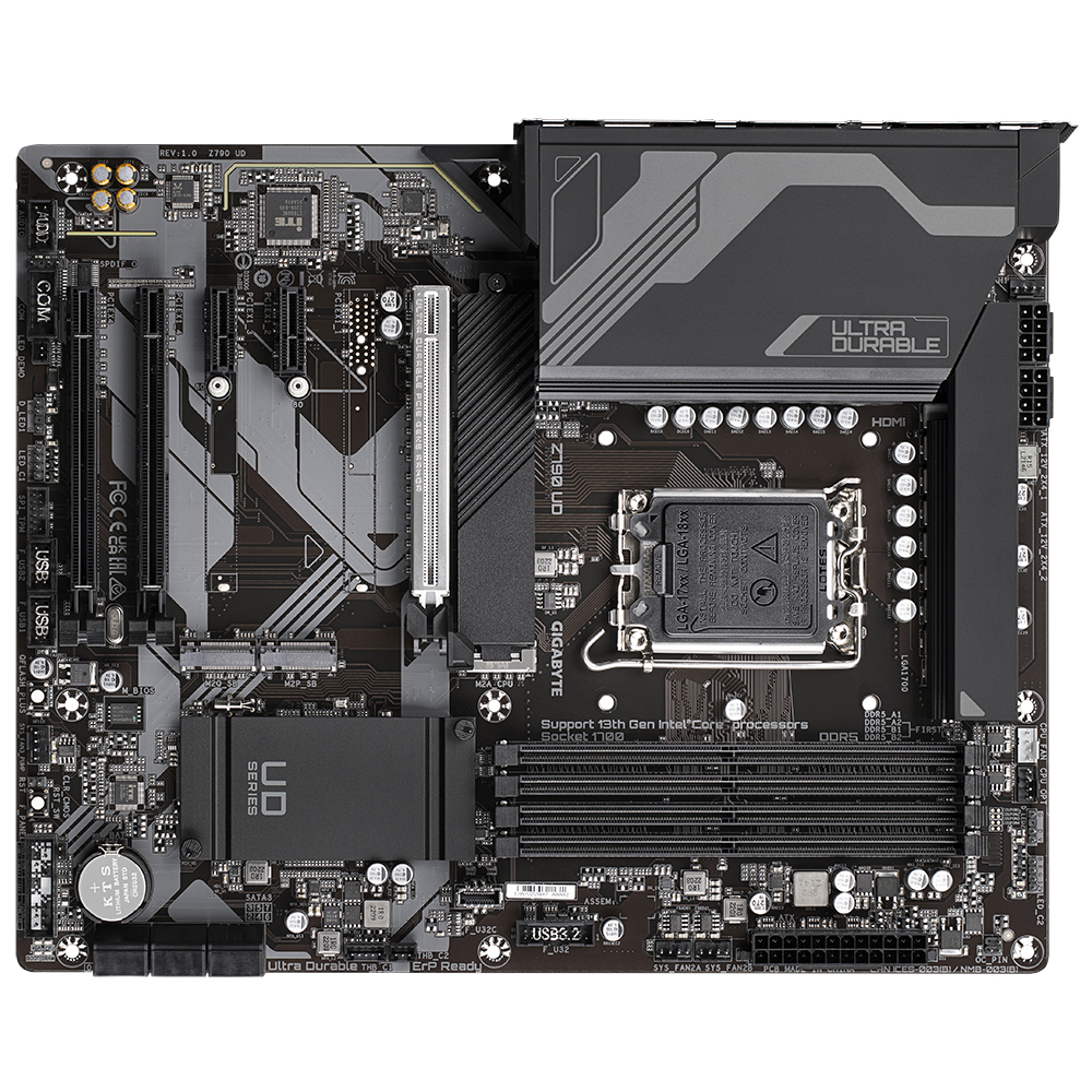 Bekijk afbeelding 5 van Gigabyte 1700 Z790 UD - DDR5/2xM.2/DP/HDMI/ATX